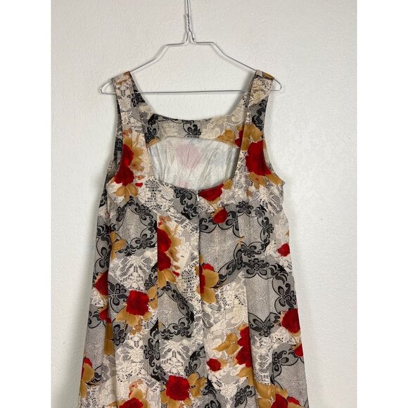 Dress U-II by Sharon Size 14 Floral and Lace Print Vintage - Picture 8 of 8